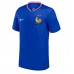 Maillot de foot France Domicile vêtements Europe 2024 Manches Courtes